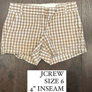 J. Crew Chino Shorts - 4in inseam, size 6